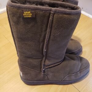 Genuine Sheepskin Leather Boots